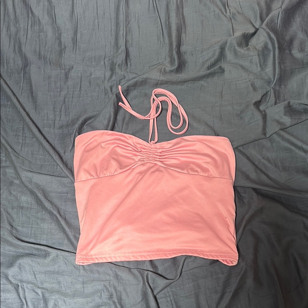 Pink Crop Top